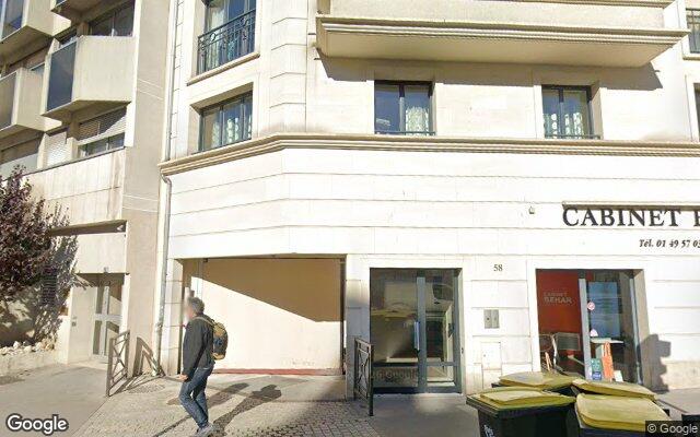 Façade : 58 rue des Laitières, Vincennes