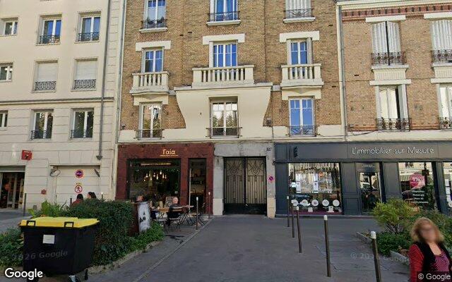 Façade : 135 rue de Fontenay, Vincennes